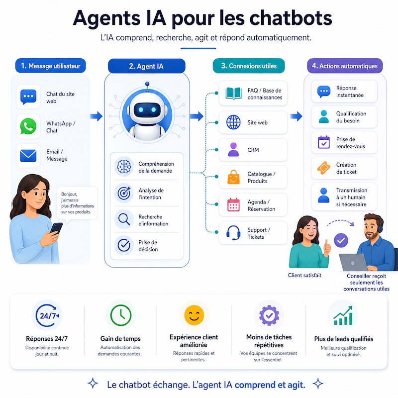 Agent IA pour le support et le service client