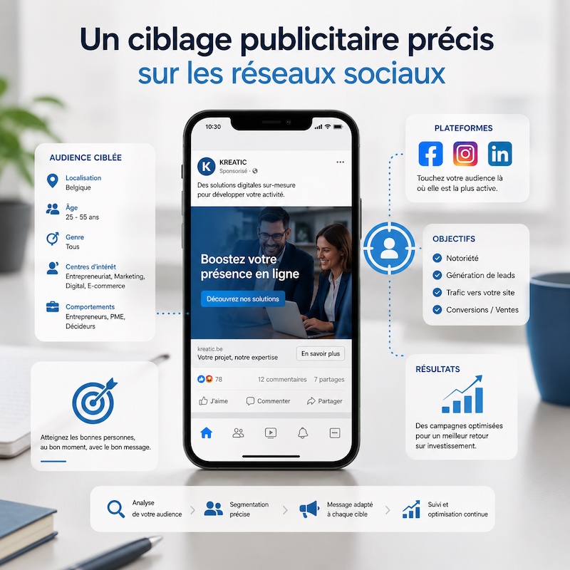 Agence de publicité sur les réseaux sociaux à Tournai