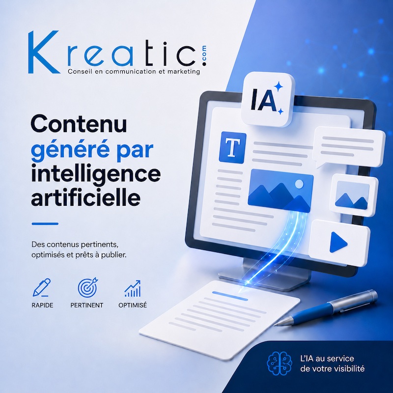 Contenu SEO g&eacute;n&eacute;r&eacute; avec l'aide de l'intelligence artificielle