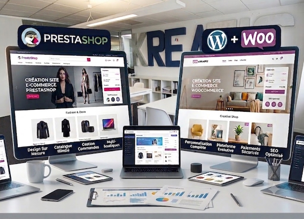  site e-commerce en Belgique par KREATIC