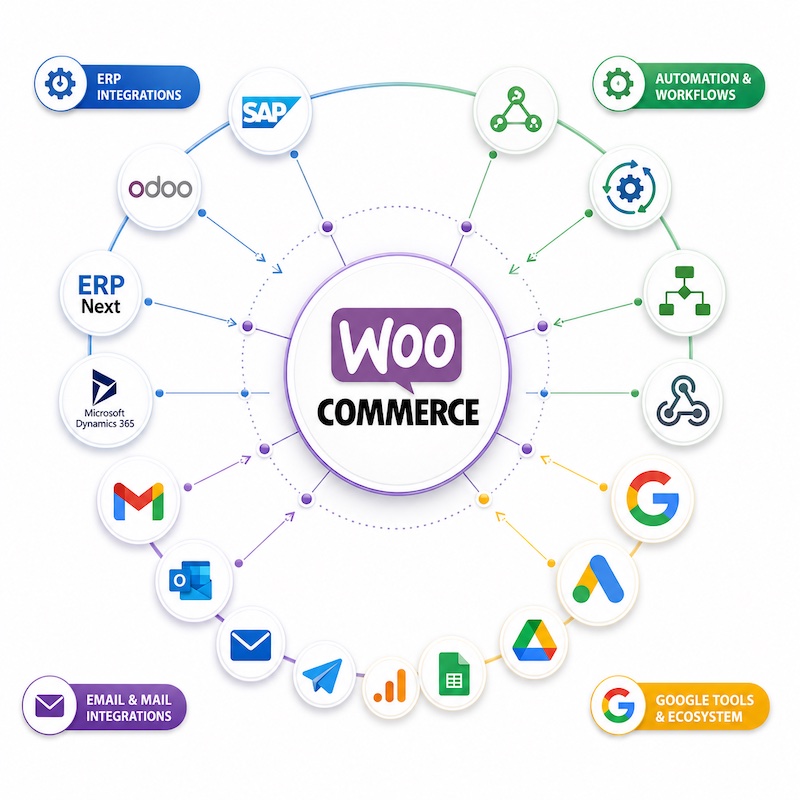Connexion de WooCommerce à des logiciels de gestion